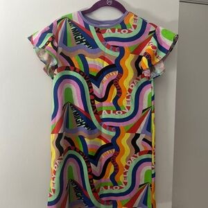Girls size 8-10 H&M colorful  dress
